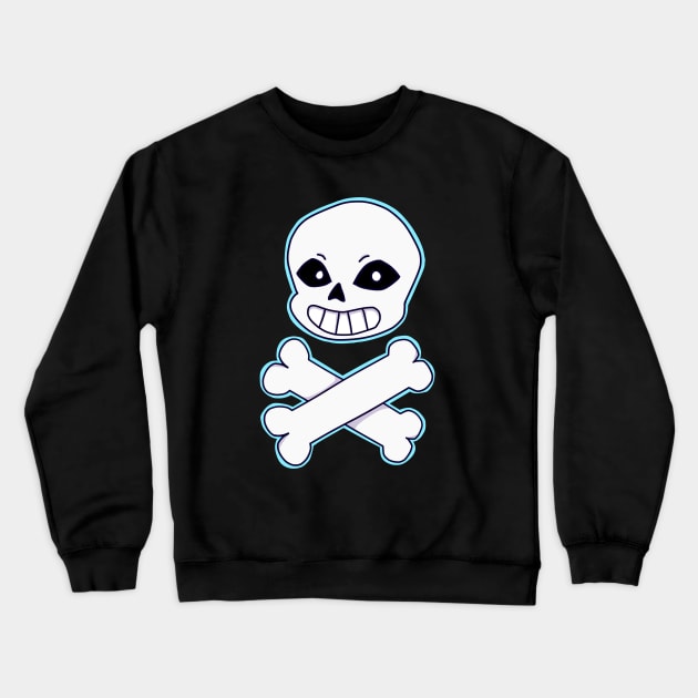 Sans the Skeleton Crewneck Sweatshirt by Kyonkichi.art